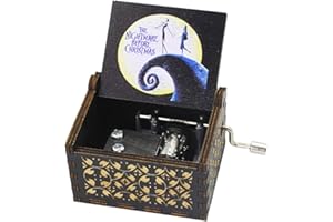 MUZERO Nightmare Before Christmas Music Box, Halloween Day Gift for Daughter Son Wife Women Girlfriend Birthday Present Play This is Halloween