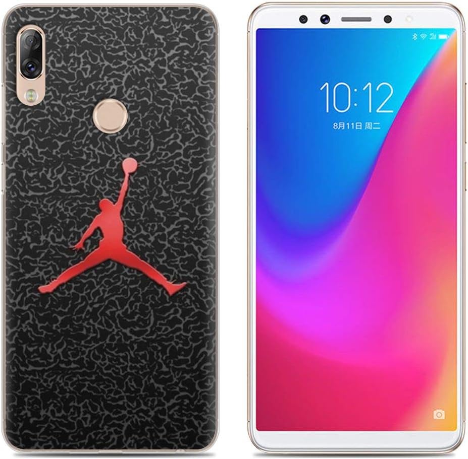 Easbuy New Version Glossy Silicone Case Protector TPU Bumper Case Back Cover Phone Back Case for Lenovo K5 Pro Smartphone