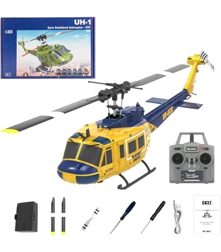 【RC ERA】ラジコンヘリコプター　C032 UH-1 Huey　1／48 Amazon.com: HOENTECH RC ERA C032 UH-1 Huey RC Helicopter
