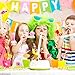 Albabe Unicorn Bracelets Wristband, Rainbow Unicorn Birthday Party Favors Toys for Kids Girls, Glow Bracelets Unicorn Gifts, Party gifts,Transparent Soft Silicone Band Bracelet 18 Pack