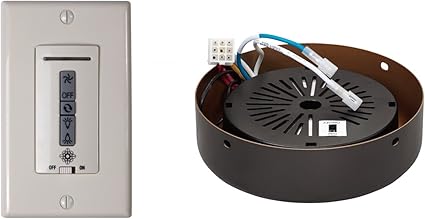 Monte Carlo Mcrc4rrb Ceiling Fan Hard Wired Wall Remote Control