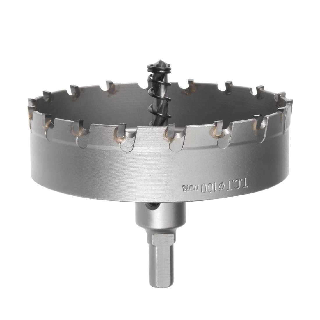 sourcingmap 100mm Carbide Hole Cutter, Hole Saws for 2mm Stainless Steel Sheet Metal