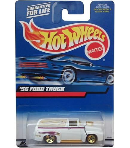 Hot Wheels '56 Ford F-100, Metro 8/10 [Rojo] : Amazon.com.mx