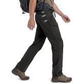 Moosehill Men's Hiking Pants: Lightweight Quick Dry | Breathable with 6 Mesh Vents, Water-Resistant, 4-Way Stretch, Secure Pockets, for Hikers, Travel Fishing Outdoor &amp; Camping