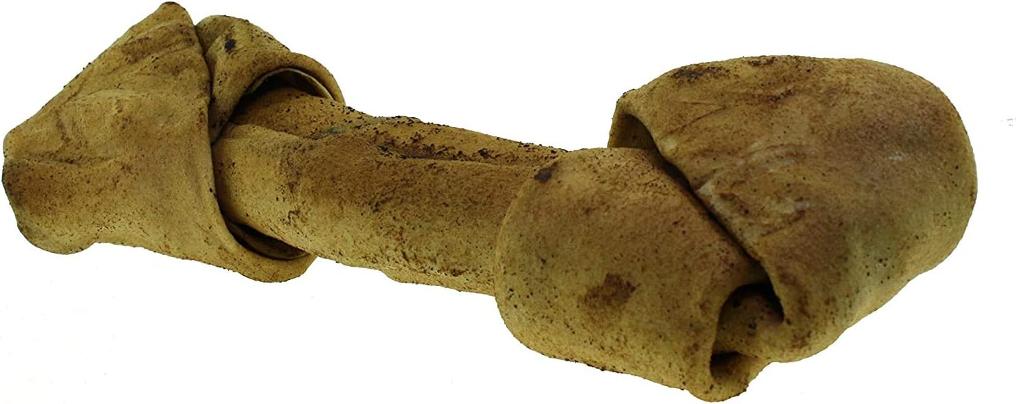 Healthy Beefhide Rawhide Dog Bones - Raw Hide Chews Dog Treats Pastrami Flavored Rawhide Bones (Small Dogs 15 LBS and Under) by RawHideMarket