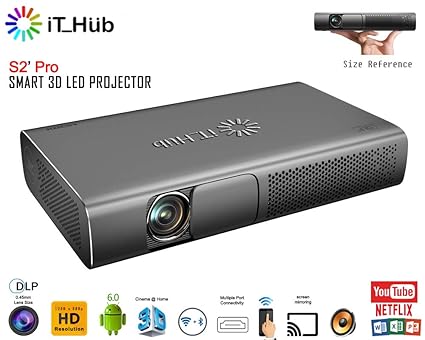 iT_Hub_S2Pro_Smart DLP Projector (550 Ansi Lumen)