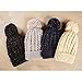 Super Warm Winter Thick Slouchy Snappy Knit Beanie Cap Hat (Grey)