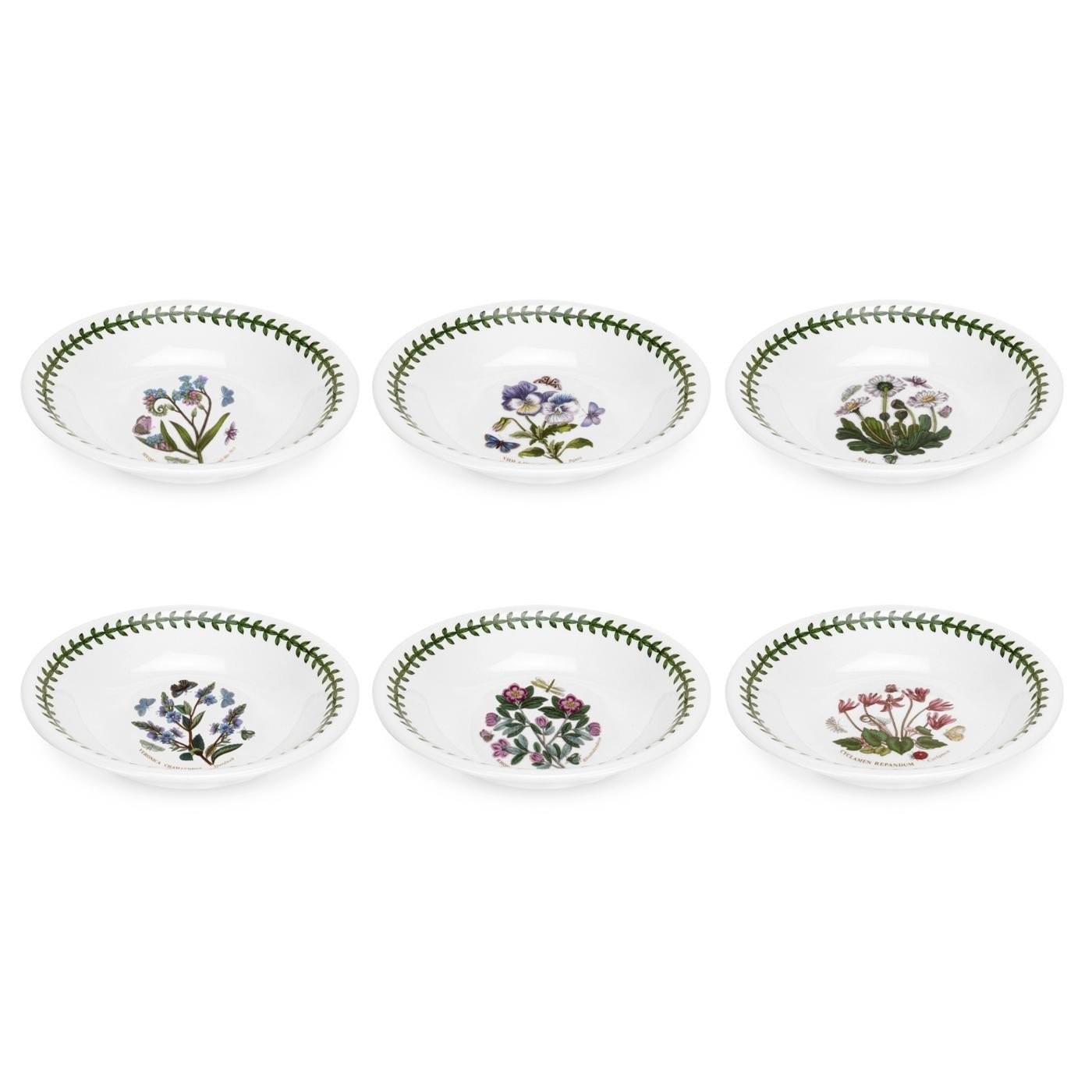 Portmeirion Botanic Garden Bowl, 18 cm, Set of 6