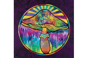 FILASLFT 5d Diamond Painting Kits Colorful Mushrooms Diamond Art Full Dr Ill for Adults Home Wall Decor 13.8 x 13.8inch