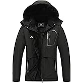 MOERDENG Women's Waterproof Snow Ski Jacket Warm Winter Coat Insulated Snowboarding Jacket Softshell Hiking Jacket