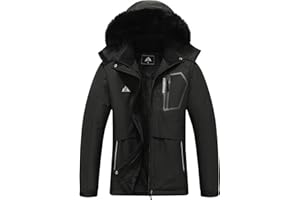 MOERDENG Women's Waterproof Snow Ski Jacket Warm Winter Coat Insulated Snowboarding Jacket Softshell Hiking Jacket