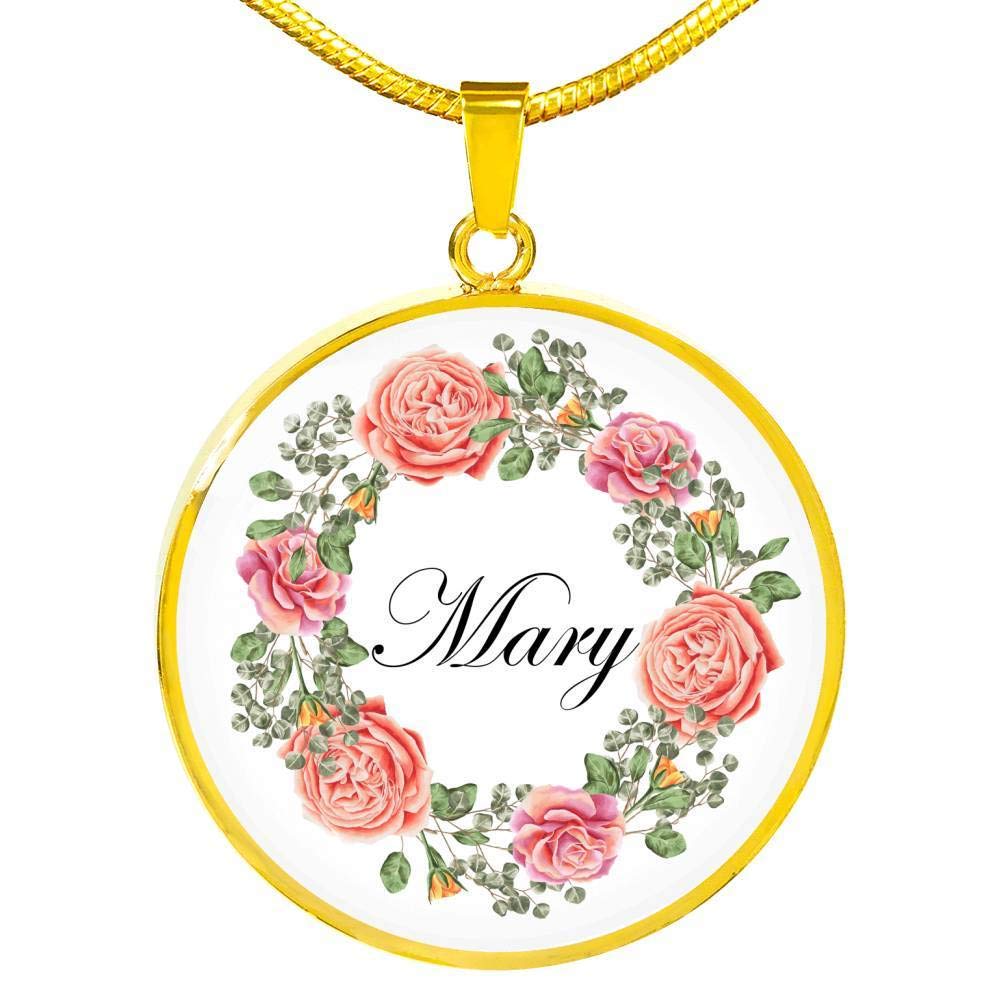 Unique Gifts Store Mary - 18k Gold Finished Luxury Necklace
