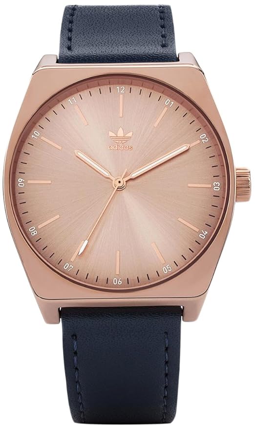 Adidas Damen Analog Quarz Uhr mit Leder Armband Z05-2908-00