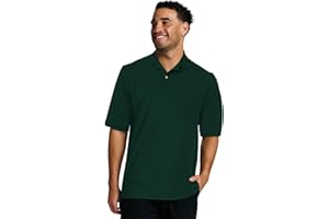 Jerzees Mens Men's Short Sleeve Polo Shirts, Cotton Blend, Two Button Closure, Regular Fit, Sizes S-5x