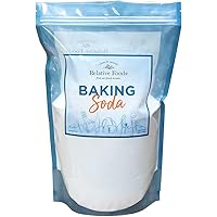 Relative Foods Baking Soda (5Lbs) - Aluminum Free Baking Soda for Cooking, cleaning, & More - Gluten Free Sodium Bicarbonate