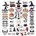 Halloween Photo Booth Prop 66Pcs on A Stick for Party Favor Supply Fancy Trick or Treat Decor DIY Kit
