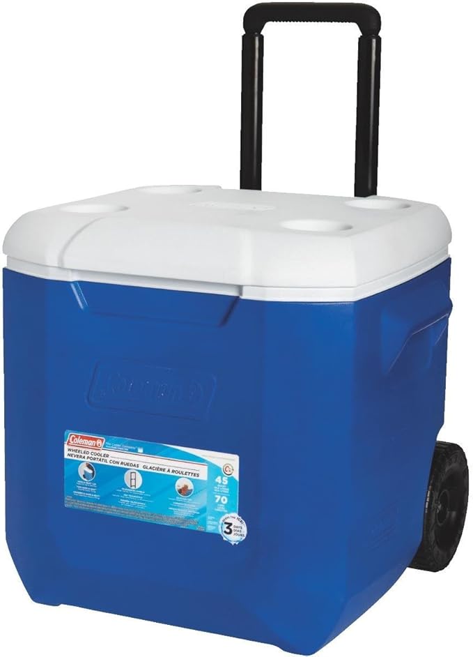 coleman wheeled cooler 45 quart