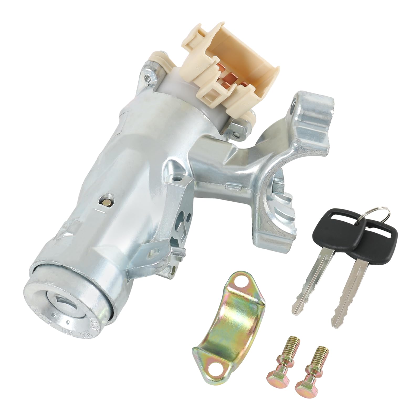 Photo 1 of RUIANOMG Ignition Switch Lock Cylinder with Keys Replacement for Corolla 1998-2002 RAV4 1998-2000, Replace 450201211 45020-38-1