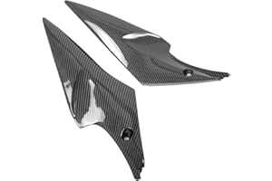 Carbon Black Tank Side Cover Panels Fairing Compatible With GSXR 600 750 2006 2007 K6 GSX-R(Carbon)