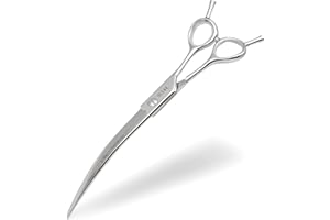 Chris Christensen Classic Series 7.5 in. Curved Dog Grooming Shears, Groom Like a Professional, Convex blade, Any Skill Level, Made From 440C Japanese Steel