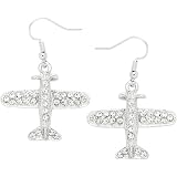 Orecchini In Argento Sterling 925 Helen De Lete - Motivo Aereo, Gioiello Originale