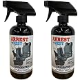 Arrest My Vest Odor Eliminator Spray - 2 Pack, Unscented, For Body Armor, Tactical Gear, K9 Equipment, All Fabrics