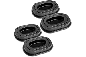 GEVO Gel Ear Pads for Walker's Razor Earmuffs, 2 Pack Comfortable Replacement Ear Cups with TPU Leather Silicone Gel for Better Noise Isolation
