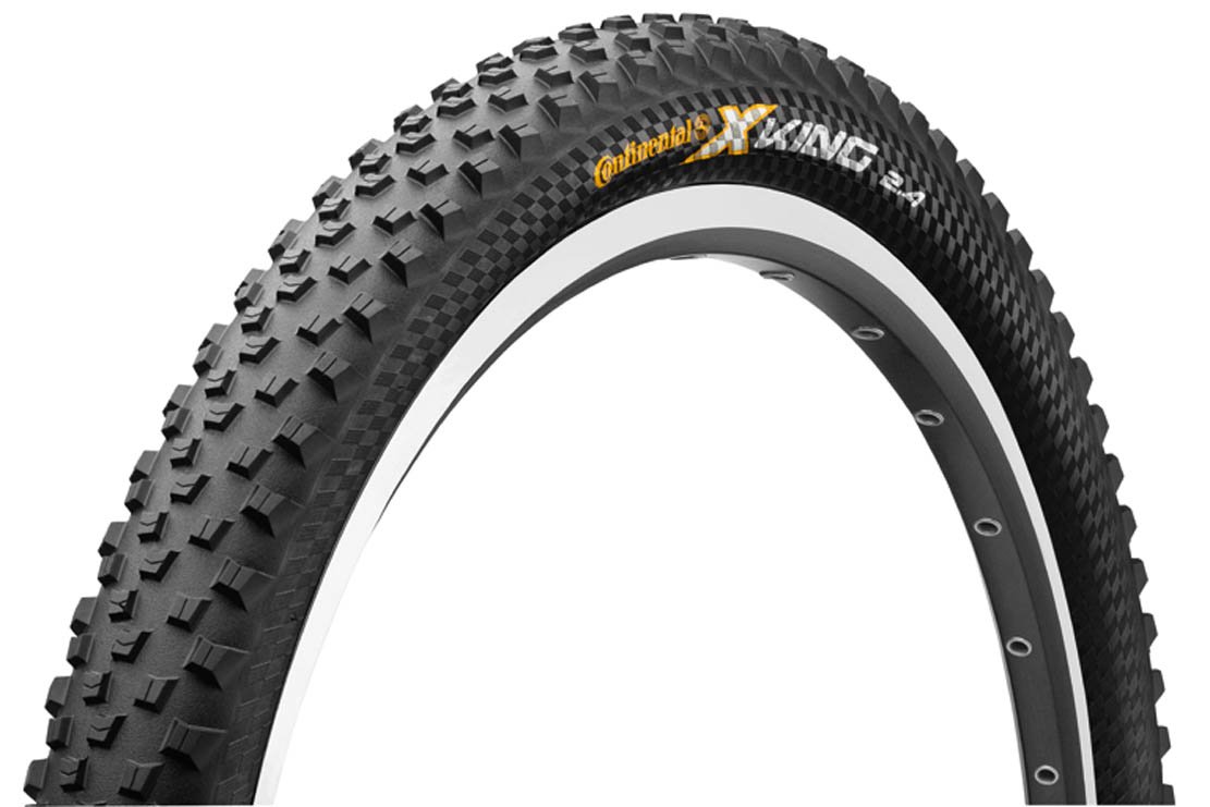 Continental 100373 Pneumatico XKing 2.4 MTB, 26 x 2.4, colore Nero