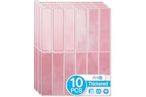 Art3d 11.4 x 9 Inch Heavy-Duty Peel and Stick Backsplash for Home Décor, 10-Pack Vinyl Wall Tiles for Kitchen Countertop, Pink Marble