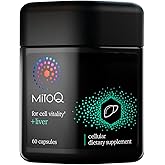 MitoQ +Liver – Advanced Liver Supplement with Highly Bioavailable Milk Thistle, Choline, Selenium Mitoquinol – Supports Metabolism, Body’s Natural Detoxification & Liver Health – 60 Capsules
