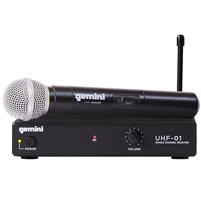 Gemini UHF-01M F3-Single Channel Wireless Microphone System