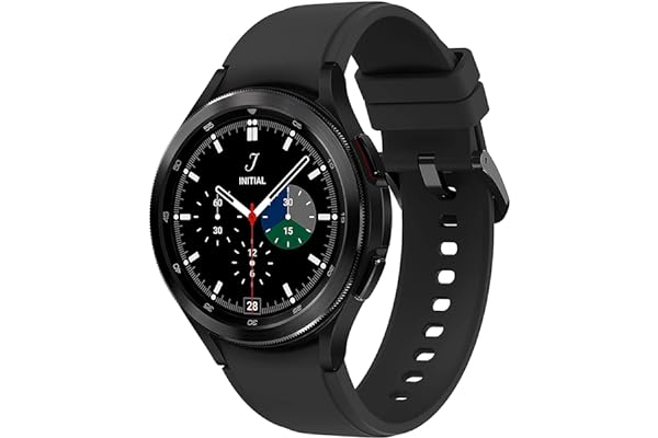 Samsung Galaxy Watch 4 Classic 42mm Smartwatch with ECG Monitor Tracker for Health Fitness Running Sleep Cycles GPS Fall Detection Bluetooth US Version, Black (Renewed)
