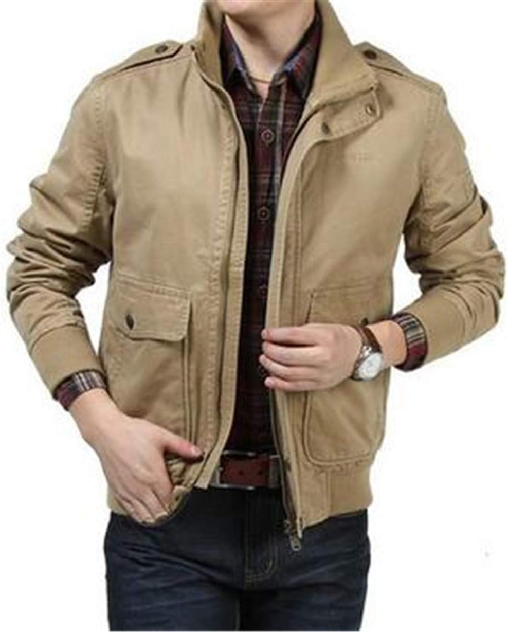 Wlilicici Military Jacket Size M-3XL Cotton Spring Winter Mens Jackets Clothes