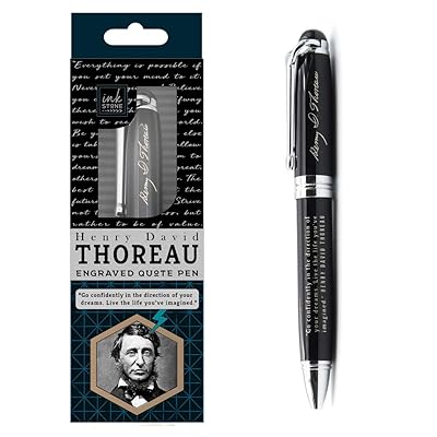 Buy Henry David Thoreau Inspirational Quote Pen Go Confidently In The Direction Of Your Dreams Live The Life You Ve Imagined Business Quote Office Gifts For Graduates Students Professional Men Women