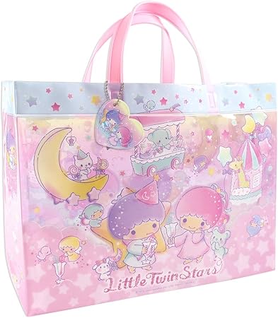 Amazon サンリオ Sanrio 子供用 プールバッグ ビーチバッグ スイムバッグ トートバック ビニール 女の子 キキララ Fo Koha80 リトルツインスターズ バッグ 財布 おもちゃ