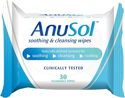 Anusol Soothing & Cleansing Wipes 30 Count Pack of 1
