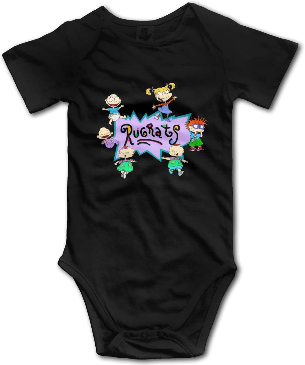 Jiki9rui Rugrats Logo Cotton Newborn Clothes