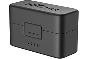 Y-Kocos Carrying Case Compatible with DJI Mic Mini, Silicone Travel Waterproof Hard Protective Cover Case for DJI Mic Mini Microphone- Black