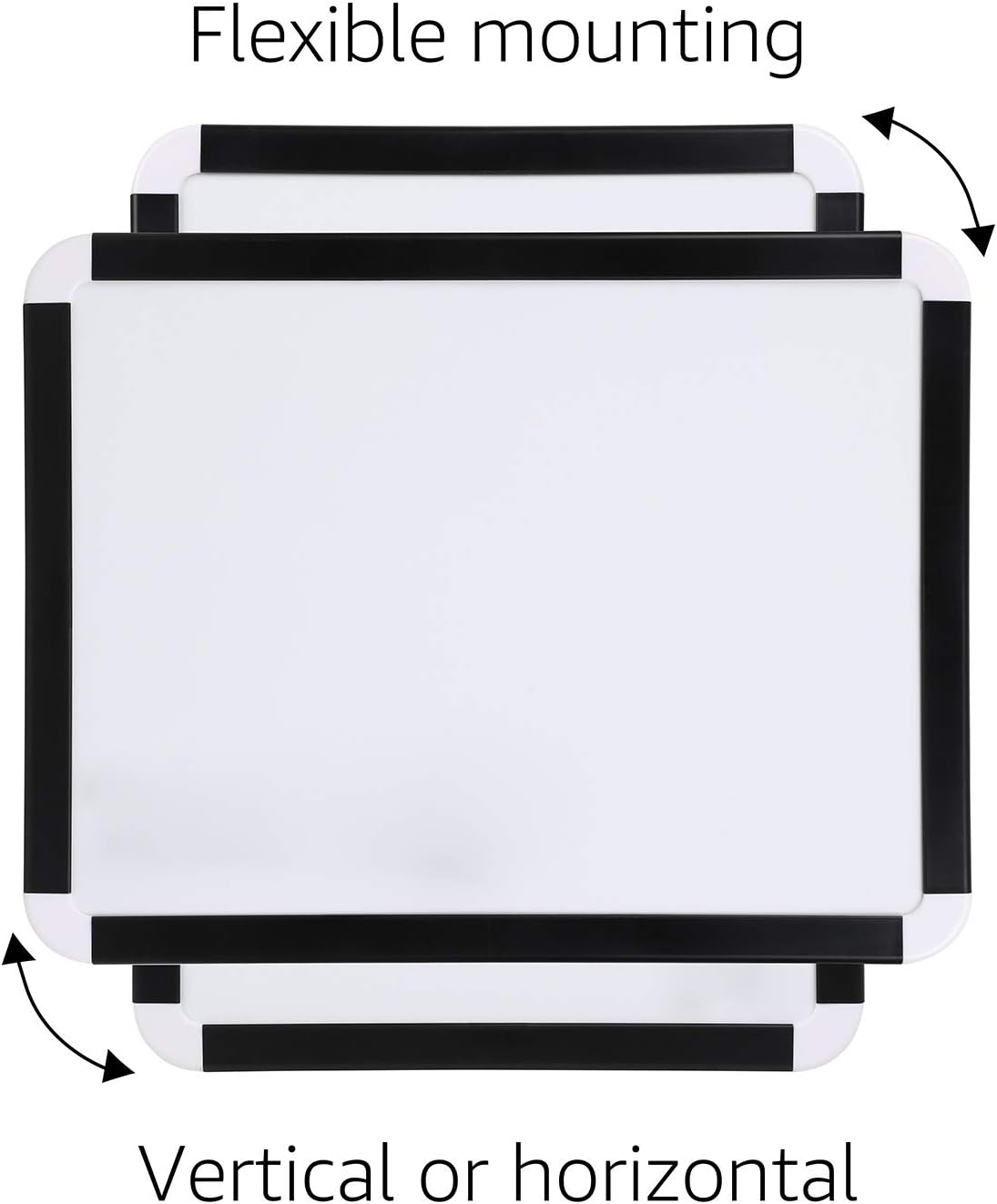 Basics Magnetic Dry Erase Board, Plastic Frame, 8.5" x 11" : Office Products