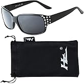 Polarized Sunglasses for Women - Premium Fashion Sunglasses - HZ Series Diamante Womens Designer Sunglasses