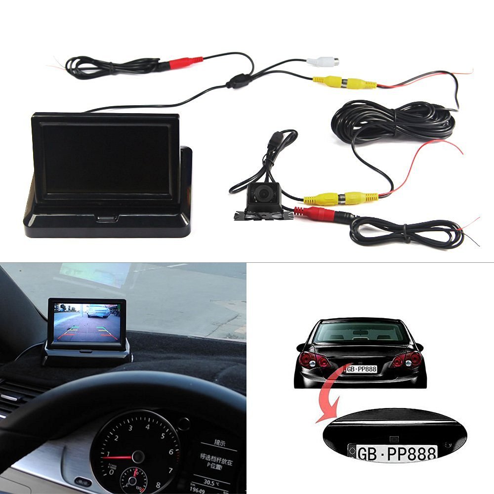 Dax TFT  Inch LCD Monitor  Cámara de marcha atrás con una