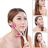 Face Up Roller Massager Facial Neck Slimmer Remove Chin Neck 2 in 1 Beauty Tools Anti Aging Skin Care Product for Women