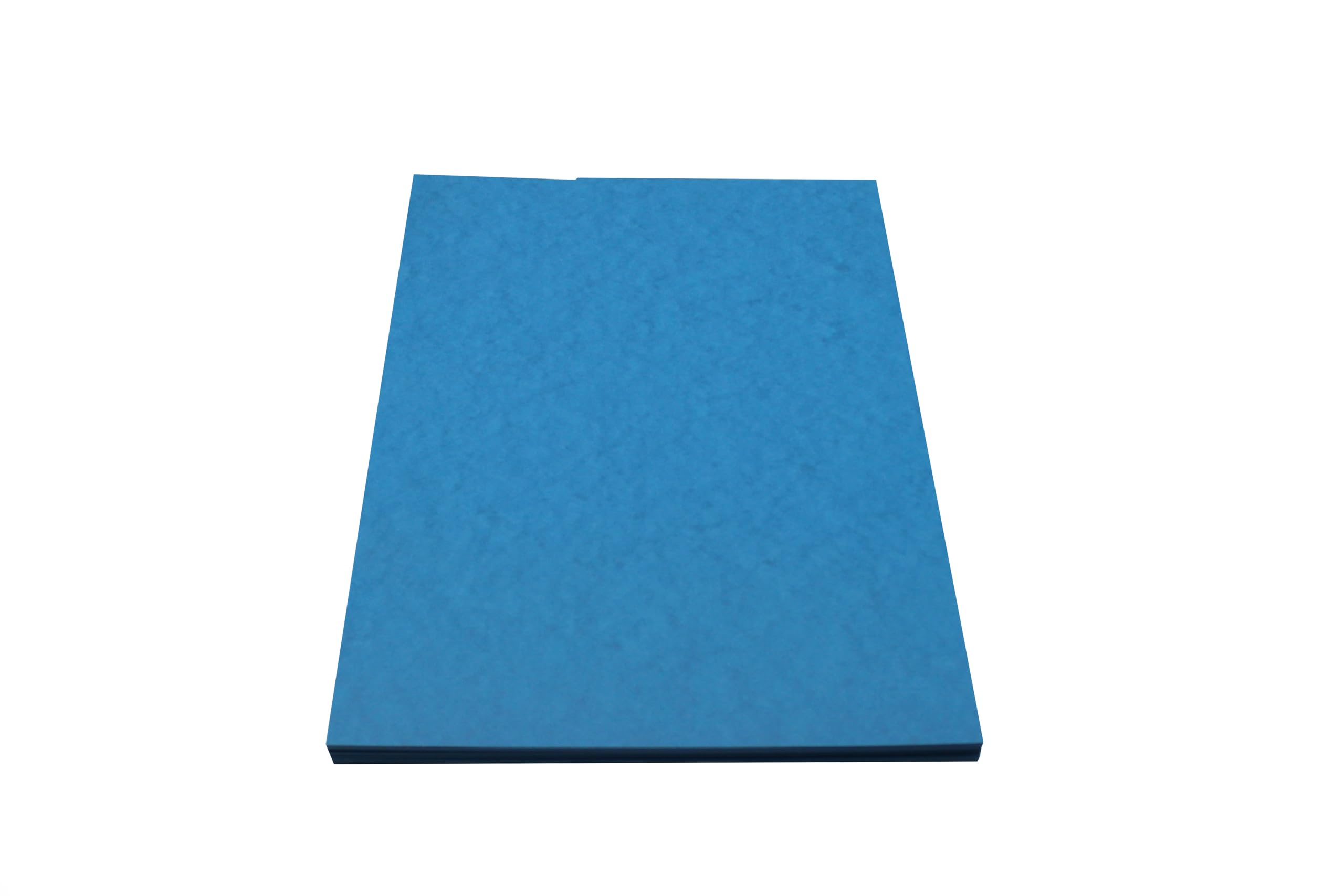 Clairefontaine - Ref 3141Z - Europa Coloured Card (Pack of 50 Sheets) - A3 (420 x 297mm) Size, 265gsm, 300 Micron Mottled Pressboard, Acid Free - Blue Colour