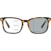 LAMBBAA Vintage Square Progressive Multifocal Presbyopic Glasses, Photochromic Gray Sunglasses for Men Women Readers (+0.00/+1.25 Magnification)