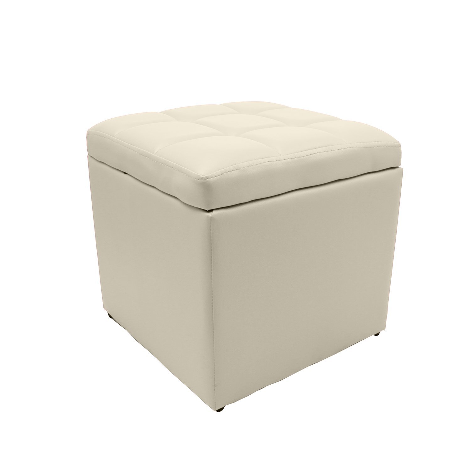 Best small storage ottoman cube ivory