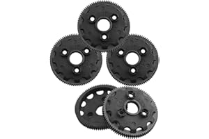 Rcarmumb RC 48P 86T Spur Gear Upgrades Part for 1/10 Slash Rustler Stampede Bandit 2WD VXL XL-5,Tough Nylon 5PCS 76T Spur Gear Hops Up,Replace #4686