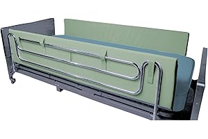Drive Medical Foam Side Rail Bumper Pads, 36", 1 Pair, Green