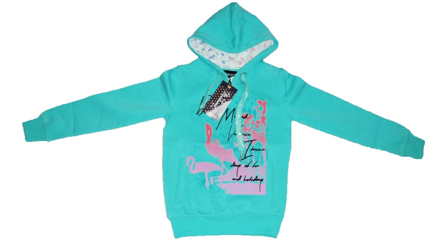 mint colored sweatshirt