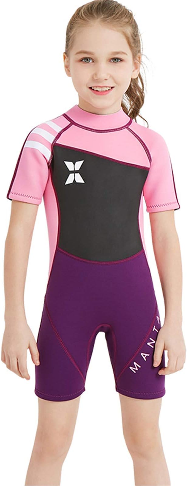 Full Body Wetsuit Kids Girls 2Mm Neoprene Suit Children Toddlers Scuba