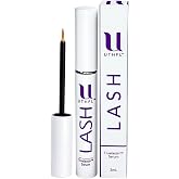 UTHFL Lash Serum - Eyelash Enhancing Serum with TrueLastin Technology - Peptide &amp; Aloe Formula for Fuller Looking Thicker Looking Lashes - Lightweight Conditioning Lash Care Serum - 3 mL